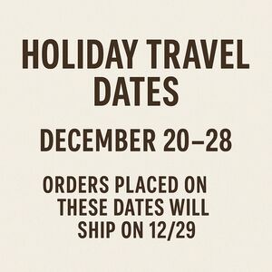 Holiday Travel Dates - December 20-28